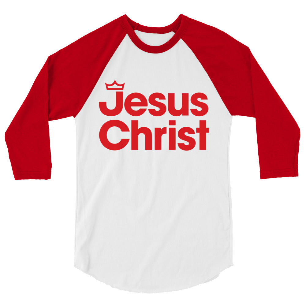 Jesus Christ 3/4 Sleeve Raglan T-Shirt